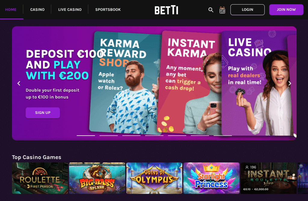 betti casino