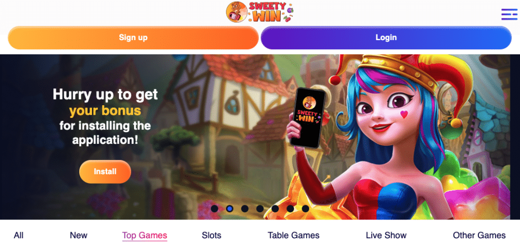sweety win casino
